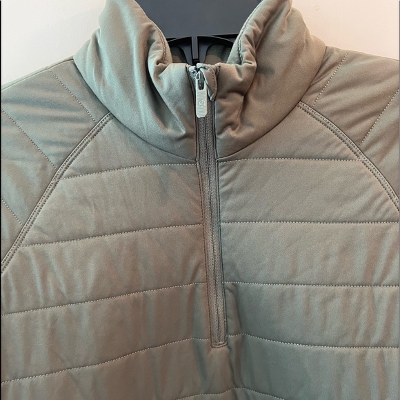 Lululemon Dynamic Movement 1/2 Zip Army Green - Picture 2 of 11